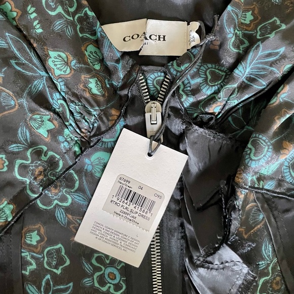 Coach Retro Floral Slip Dress - Picture 4 of 4